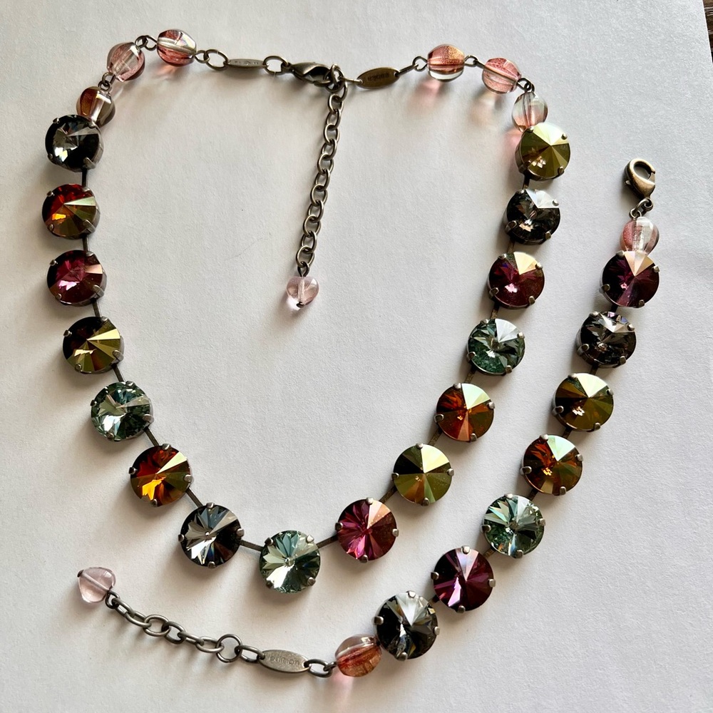 Sabika Sunset Choker & Bracelet